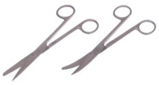 一般外科剪刃　ネジ止（片尖 18cm）　B022-0296〜0315